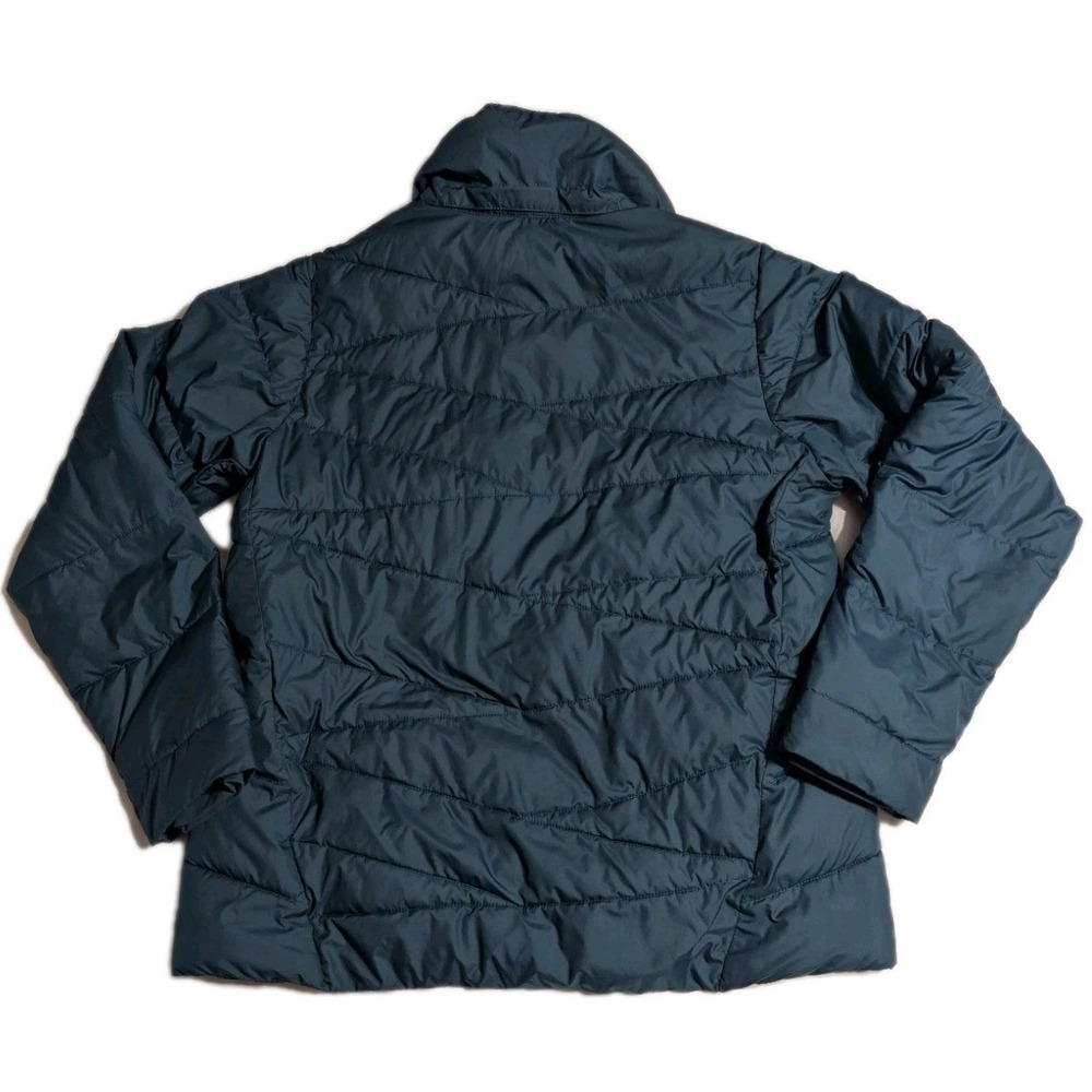 Columbia Men's Insulated Puffer Jacket Medium Teal Blue Full Zip Winter Coat‎ - Picture 7 of 9